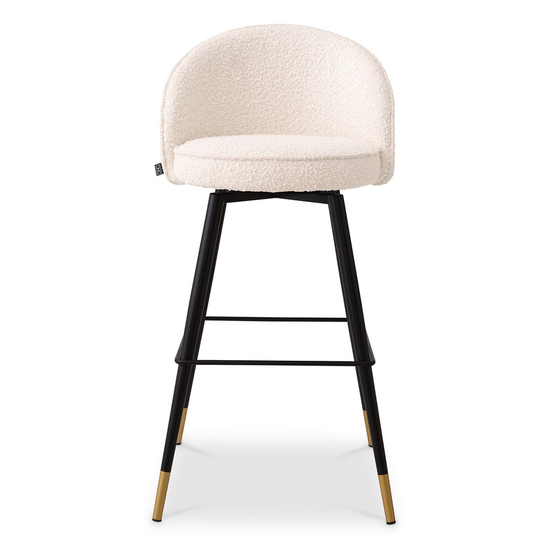 Cooper Set of 2 Bar Stools - Boucle Cream