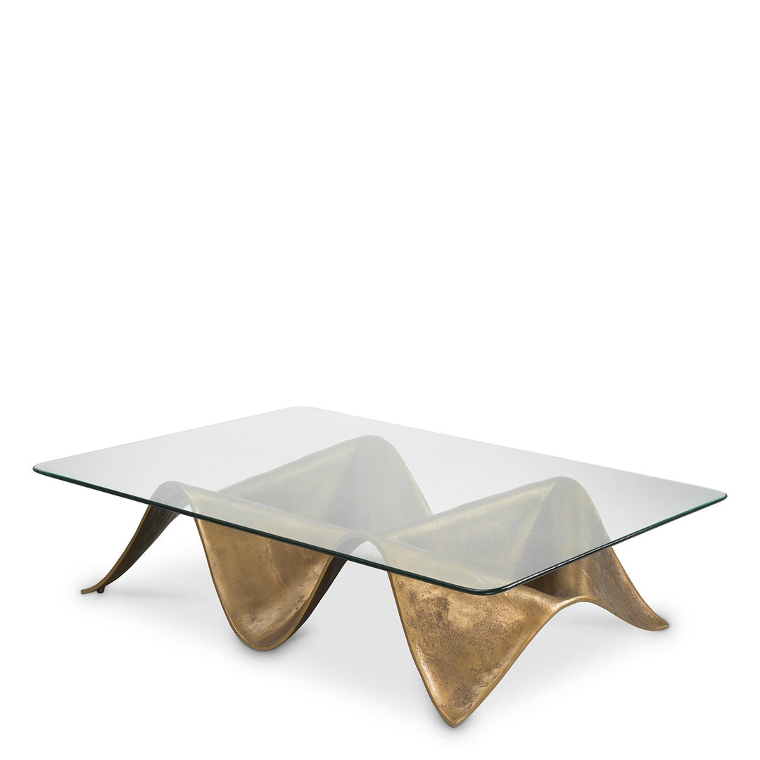 Angelico Coffee Table - Vintage Brass