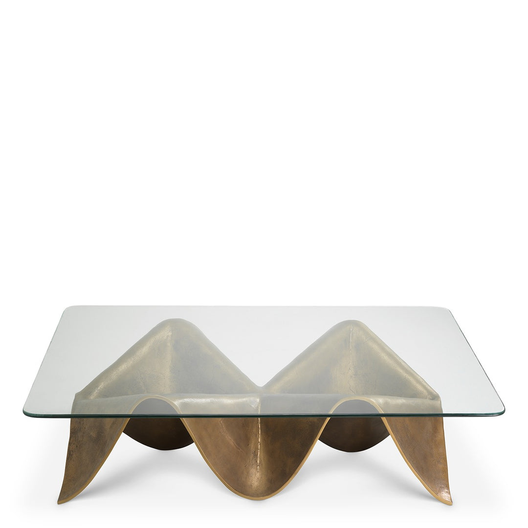 Angelico Coffee Table - Vintage Brass