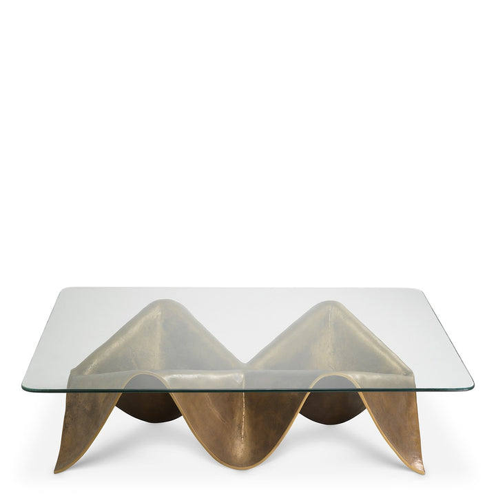 Angelico Coffee Table - Vintage Brass