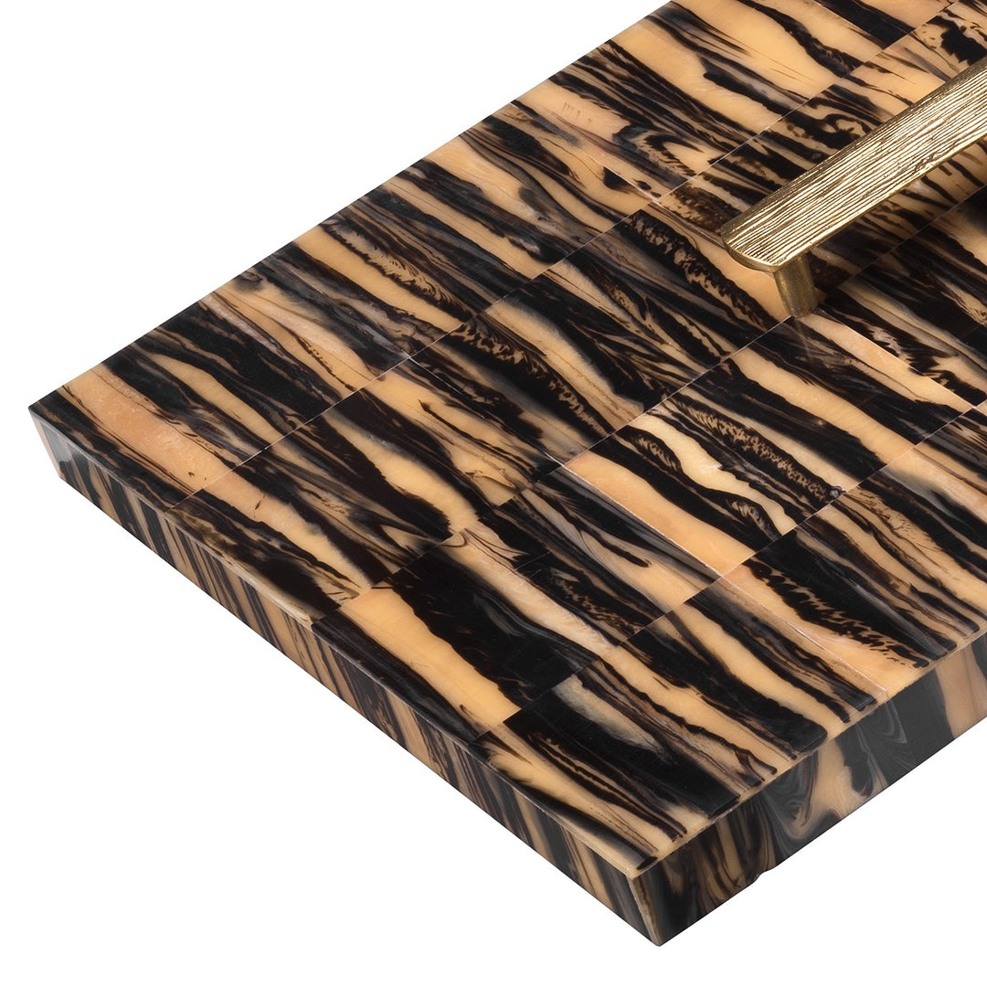 Capitola Large Decorative Box - Black Brown