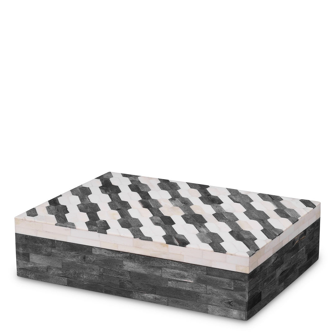Rodeo Large Decorative Box - Grey Cream