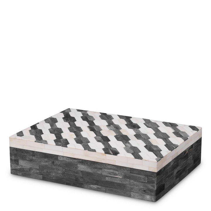 Rodeo Large Decorative Box - Grey Cream