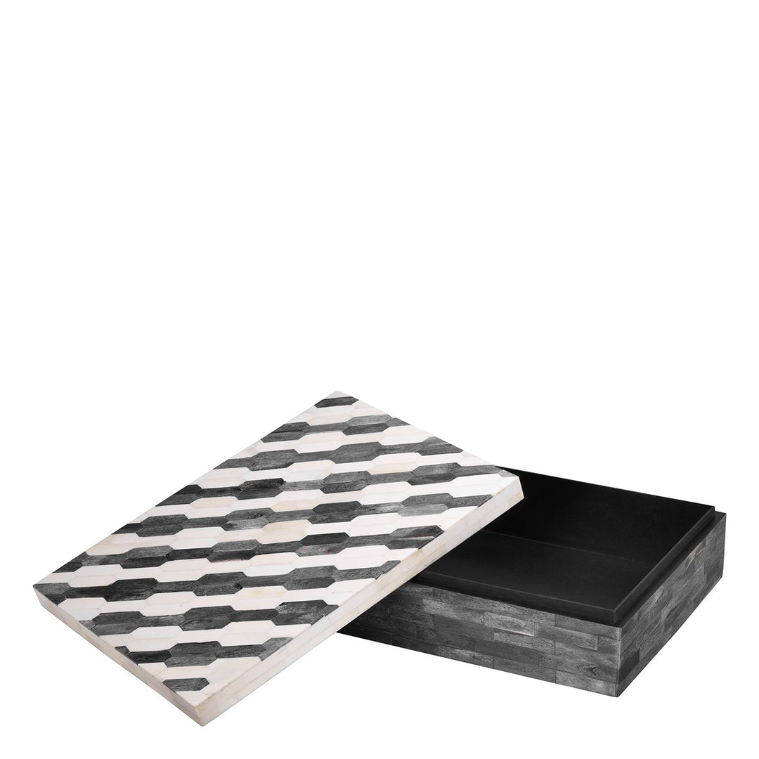 Rodeo Large Decorative Box - Grey Cream