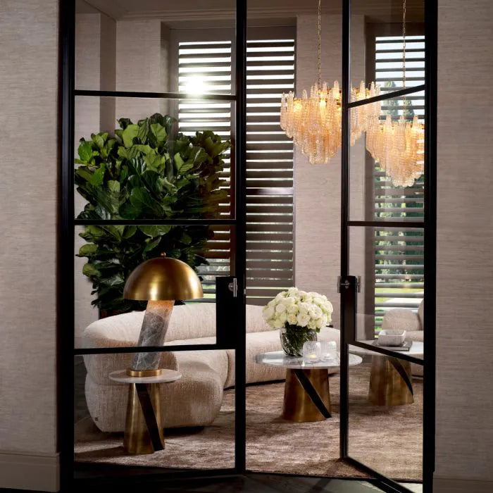 Nuova Side Table - White Marble Eichholtz 2