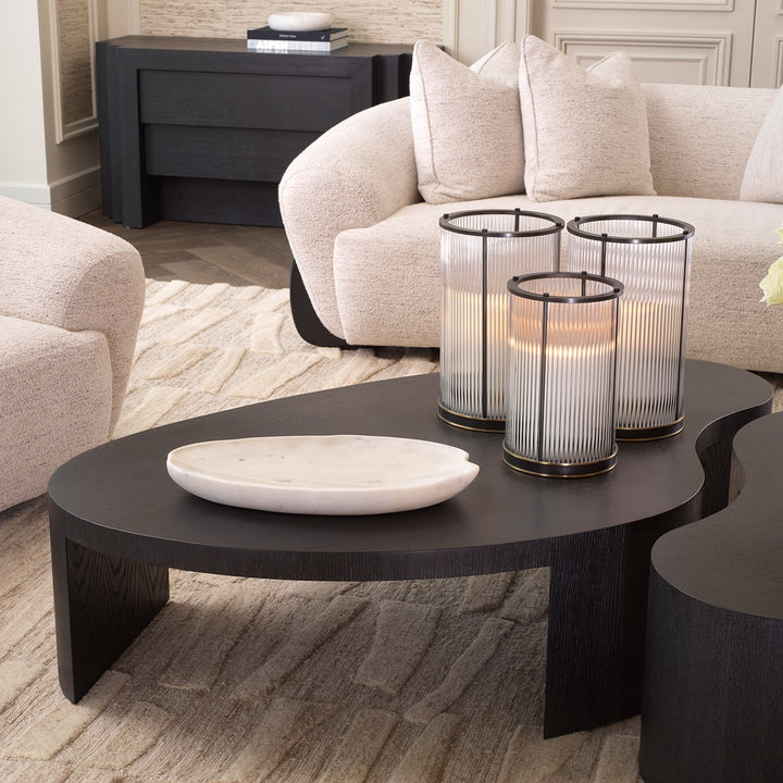 Ancona Coffee Table - Charcoal Grey Oak Veneer