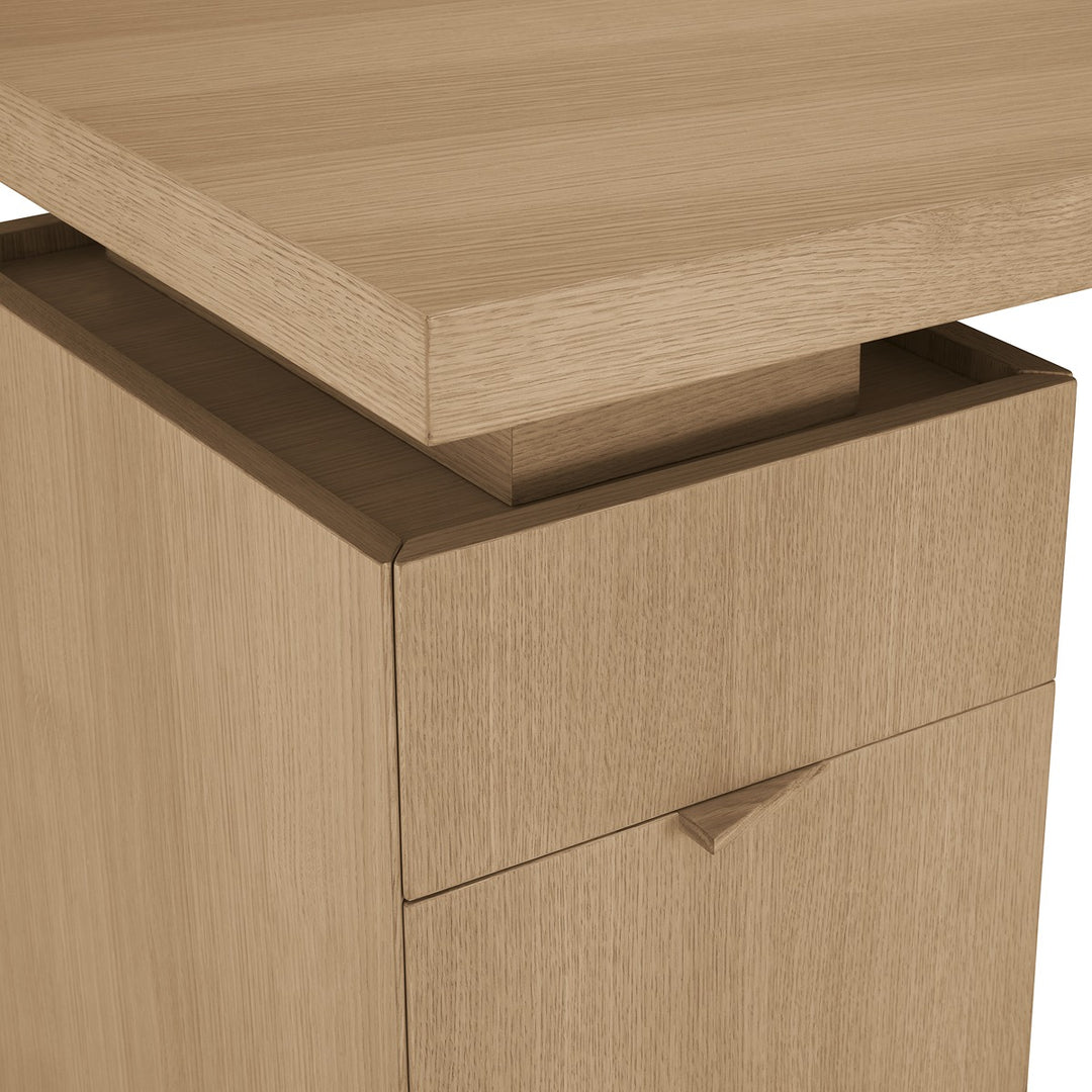 Sarah Desk - Natural Oak Veneer