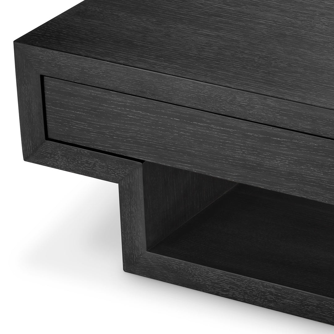 Rialto Coffee Tables - Charcoal Grey Oak Veneer