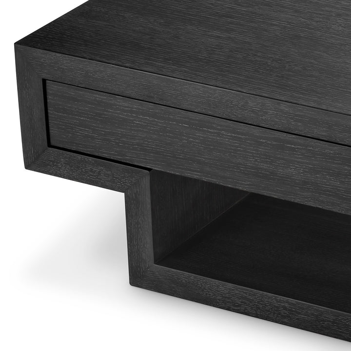 Rialto Coffee Tables - Charcoal Grey Oak Veneer