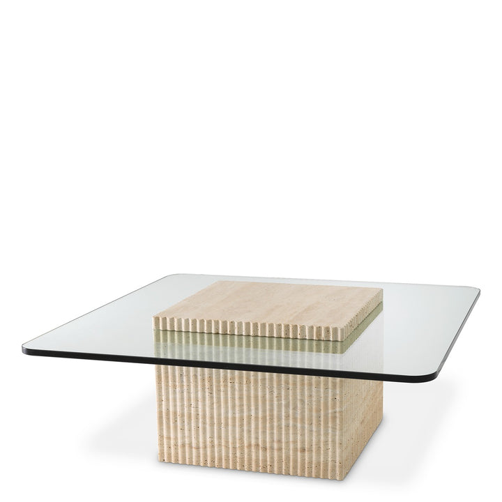 Brindisi Coffee Table - Travertine