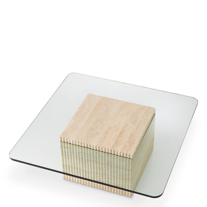 Brindisi Coffee Table - Travertine