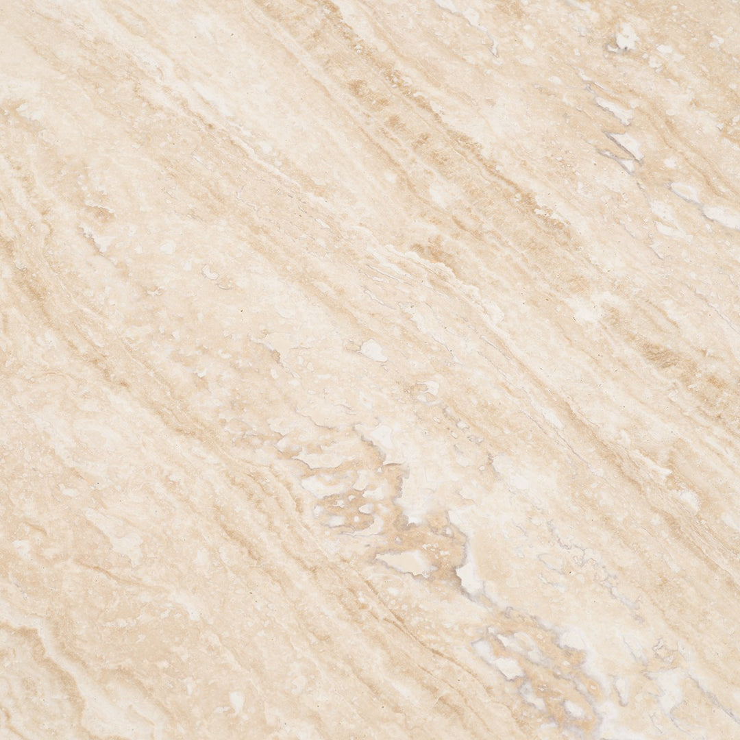 Larine Small Side Table - Travertine