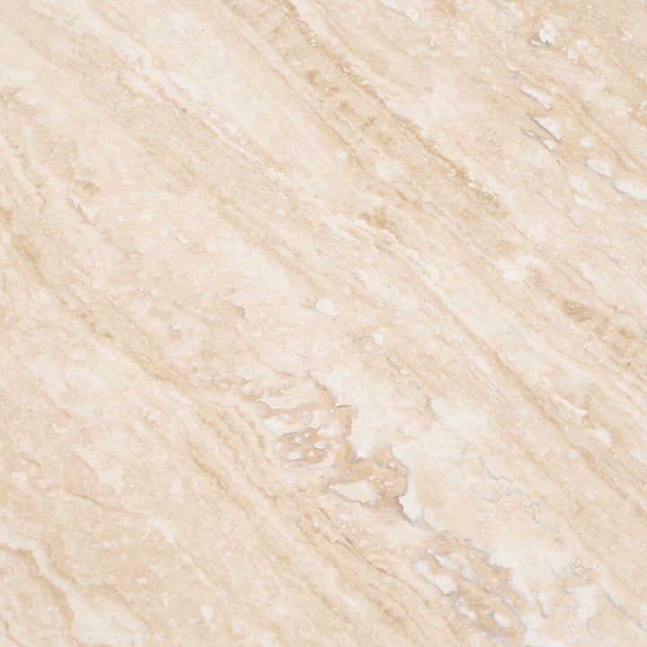 Larine Small Side Table - Travertine