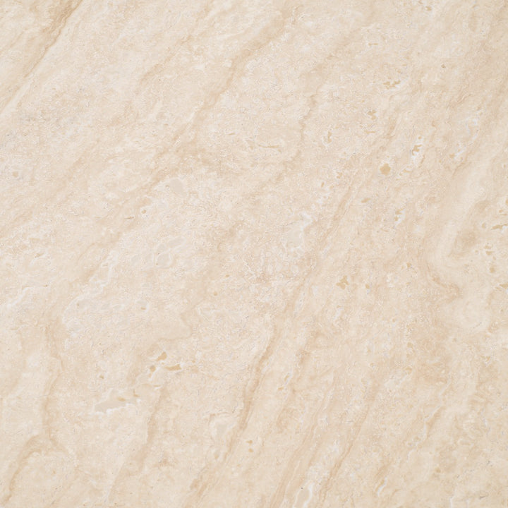 Larine Large Side Table - Travertine
