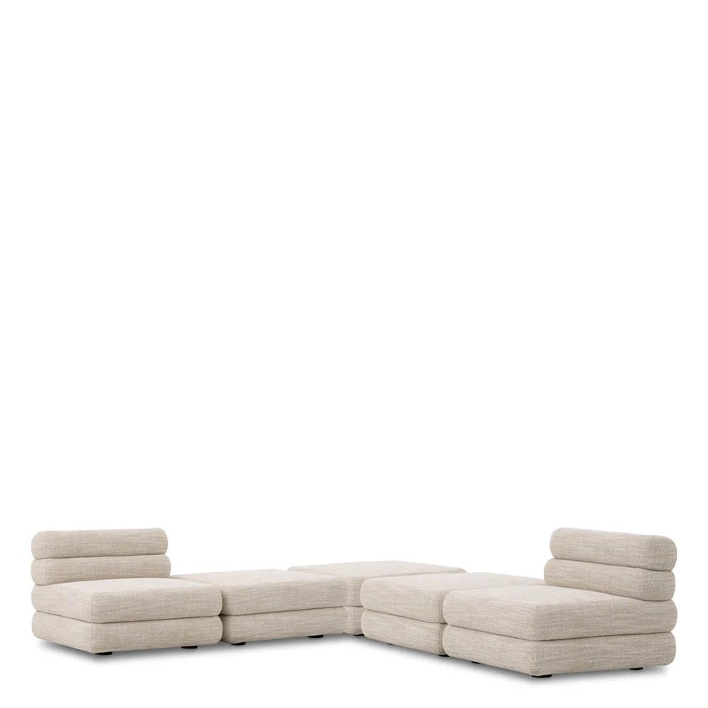 Malaga Middle Modular Sofa - Skyward Sand Eichholtz 5