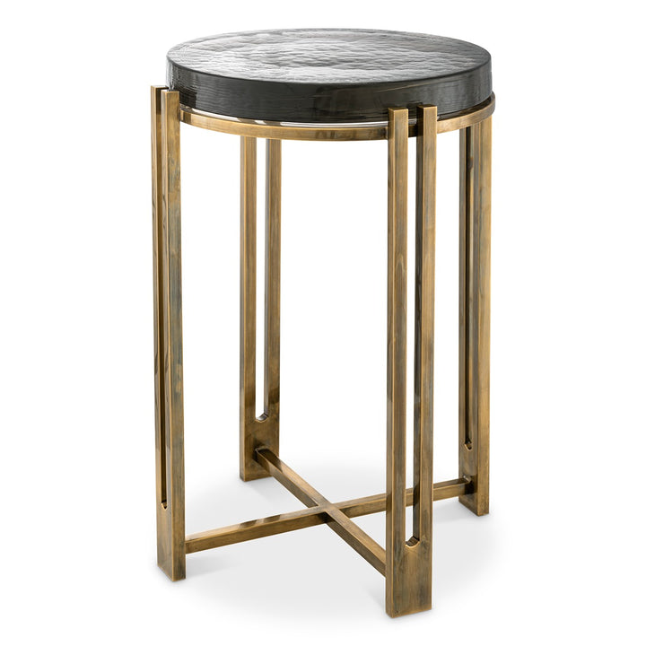 Claremont Side Table - Vintage Brass