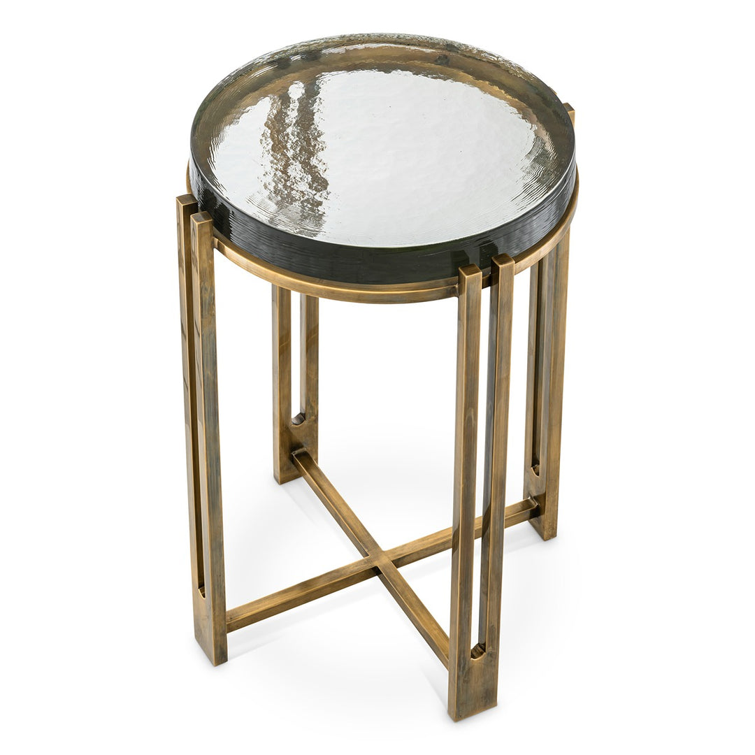 Claremont Side Table - Vintage Brass