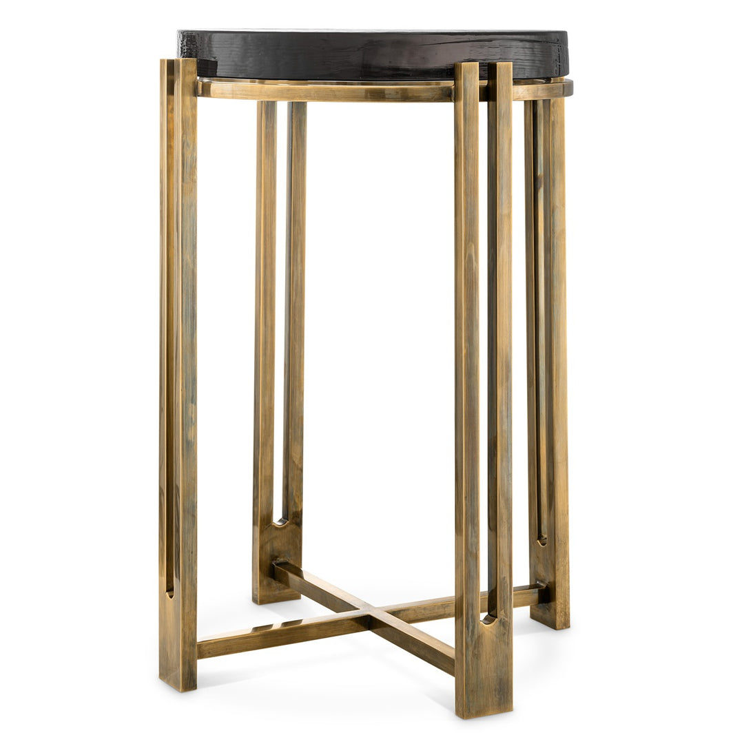 Claremont Side Table - Vintage Brass