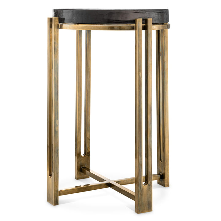 Claremont Side Table - Vintage Brass