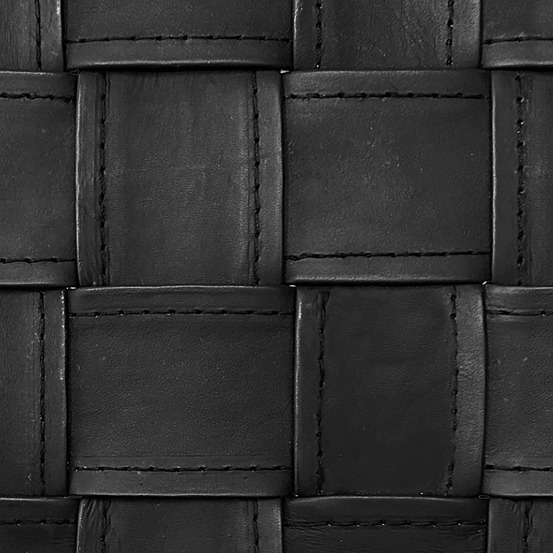 Tiberio Dining Armchair - Classic Black Leather