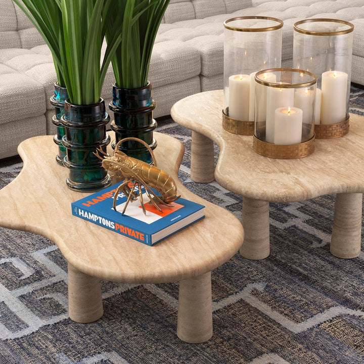 Isernia Coffee Table - Travertine