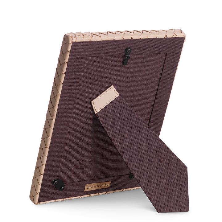Sintra Set of 2 Picture Frames - Tan Leather