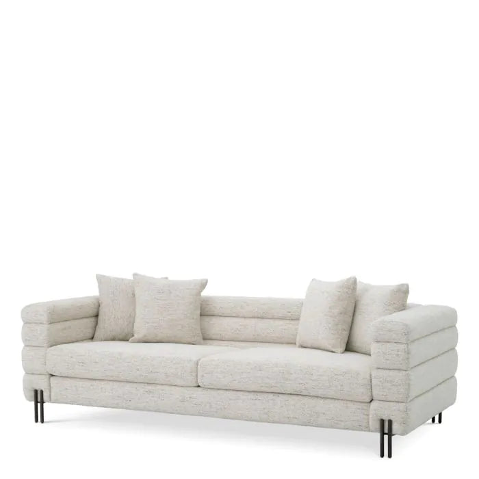 York 3 Seater Sofa - Seashell Off-White Eichholtz 2
