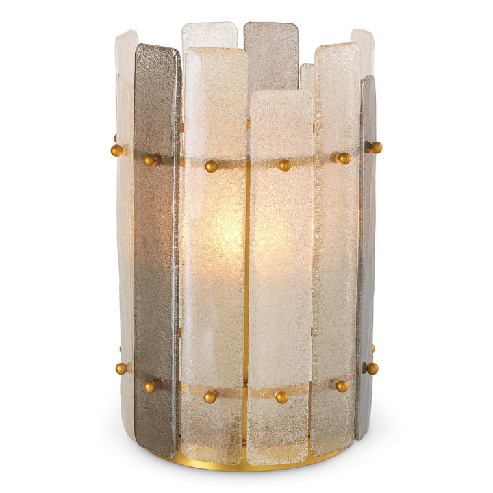 Greyson Hurricaine Lantern - Smoke Glass