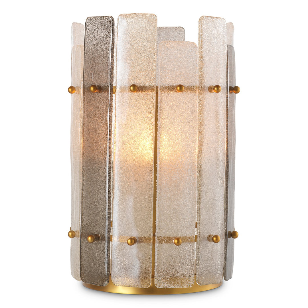 Greyson Hurricaine Lantern - Smoke Glass