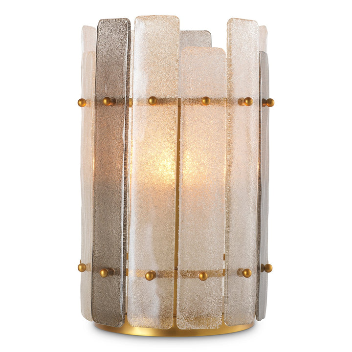 Greyson Hurricaine Lantern - Smoke Glass