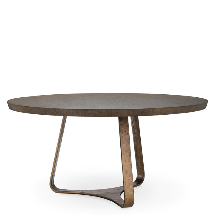 Cambronne Dining Table - Mocha Oak Veneer