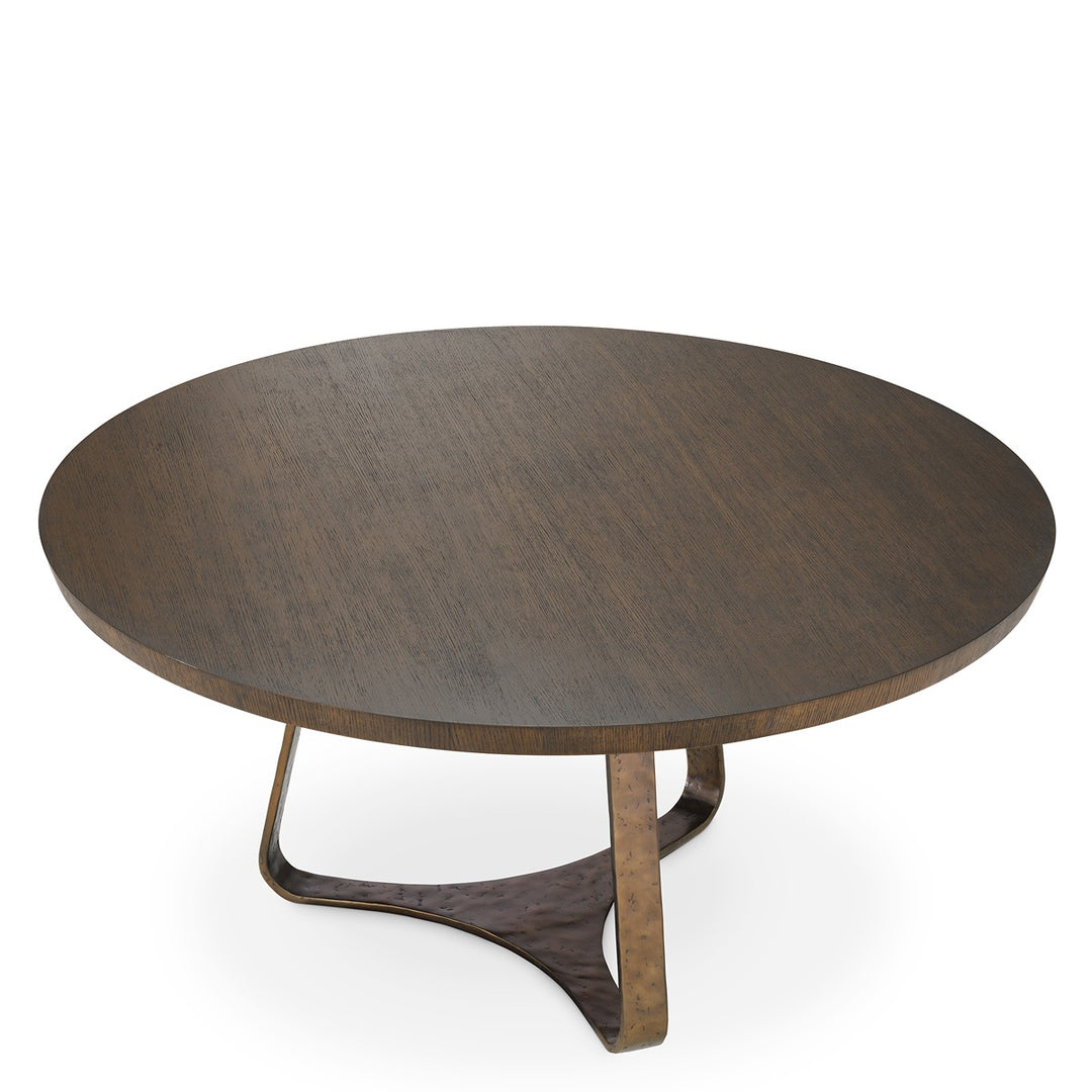 Cambronne Dining Table - Mocha Oak Veneer