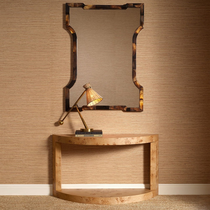 Raphael Console Table - Mappa Burl Veneer