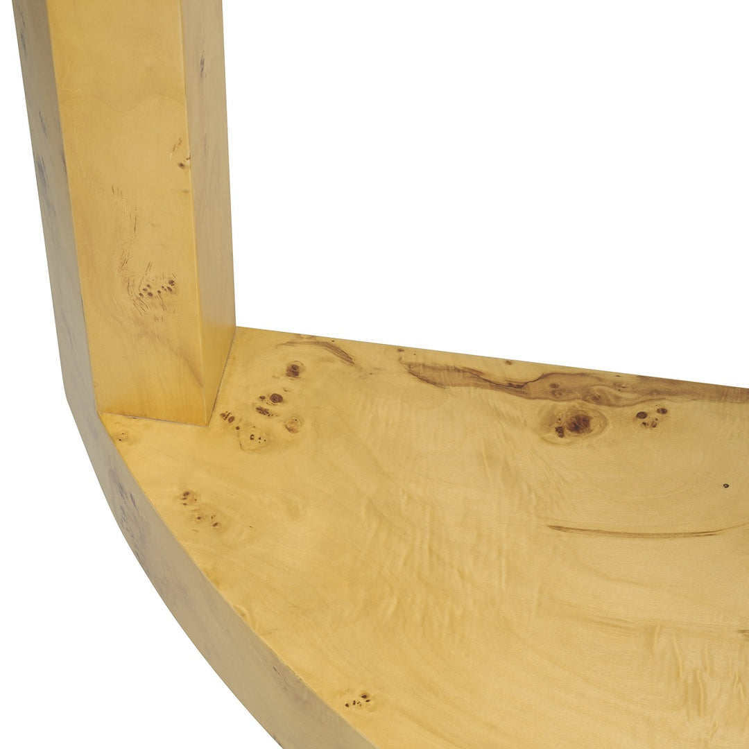 Raphael Console Table - Mappa Burl Veneer