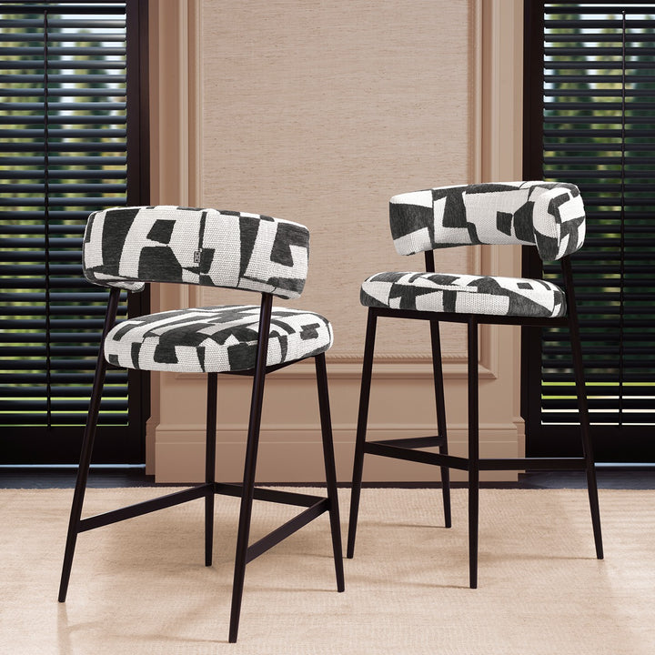 Folsom Bar Stool - Brooklyn Black