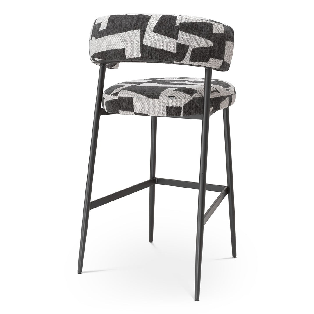 Folsom Bar Stool - Brooklyn Black