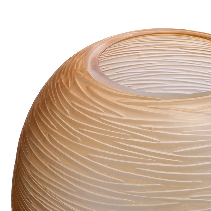 Alessio Large Glass Vase - Peach