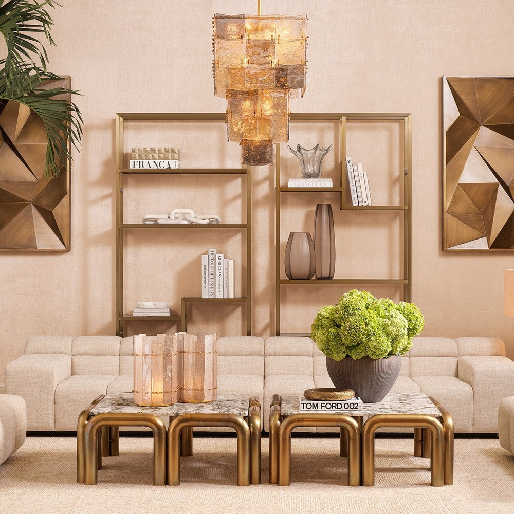 Corrado I Cabinet - Brushed Brass