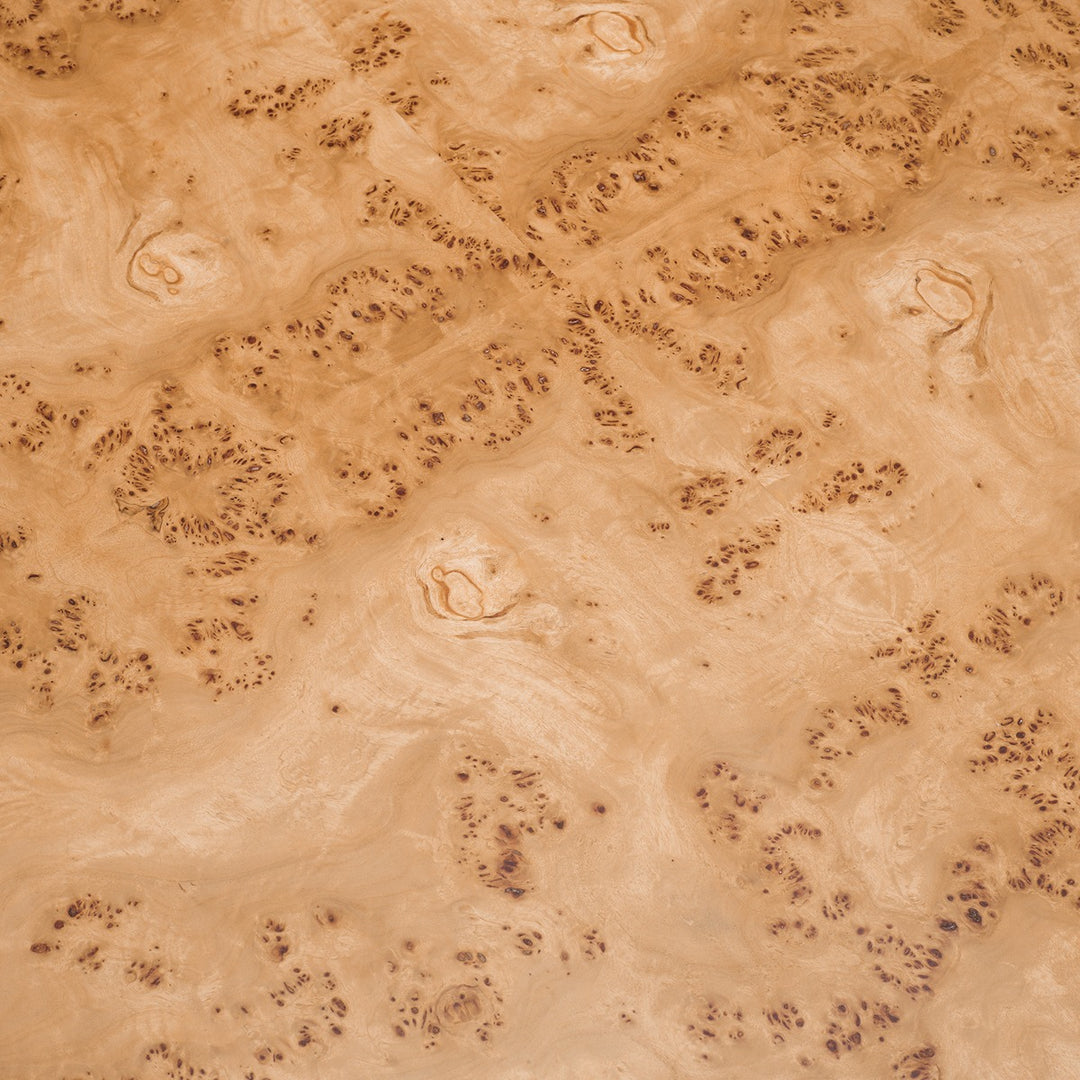 Quinton Set of 3 Coffee Tables - Light Brown Mappa Burl Veneer