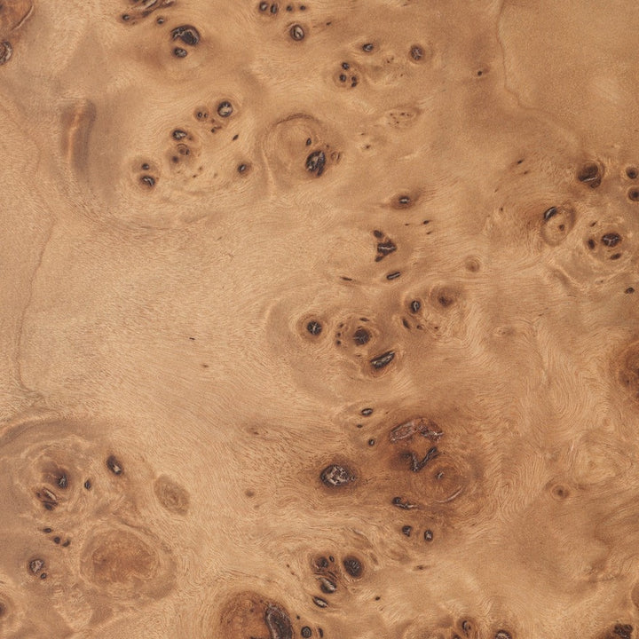 Quinton Mappa Burl Veneer Cabinet - Light Brown