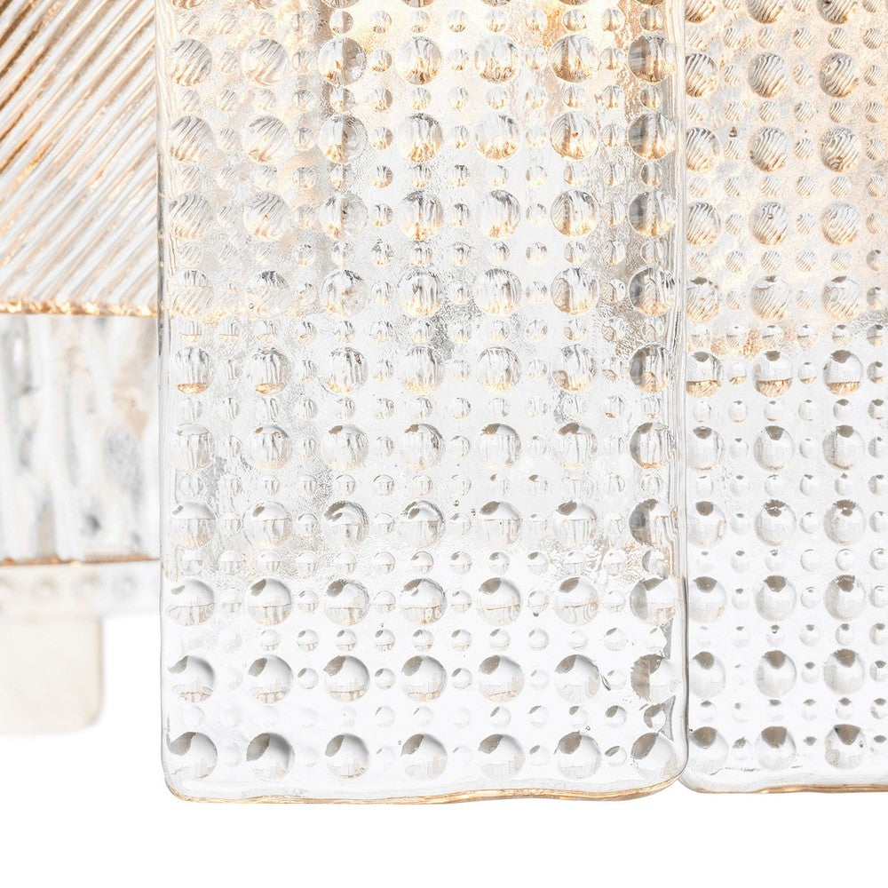 Cassiana Chandelier - Structure Glass & Antique Brass