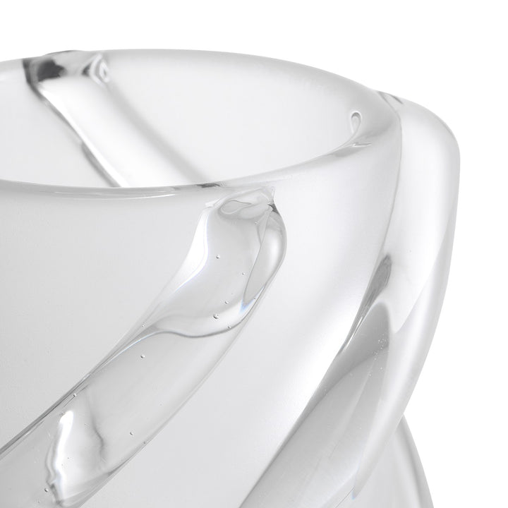 Celestino Medium Frosted Vase - White