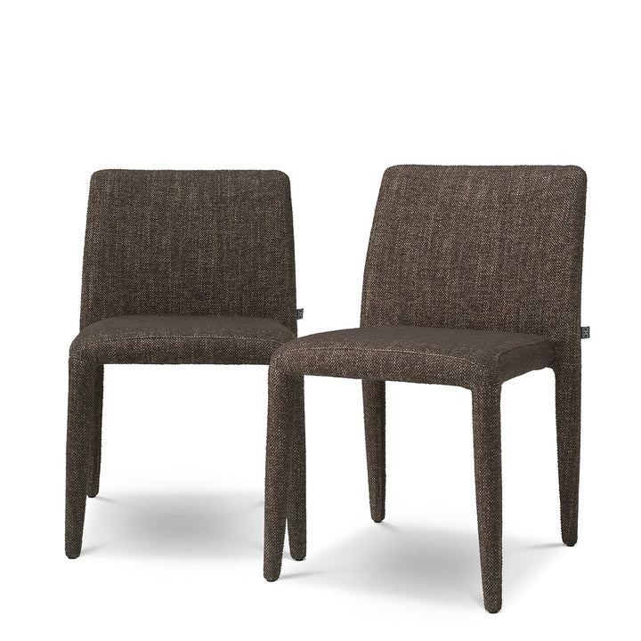 Leiza Set of 2 Dining Chairs - Renato Brown