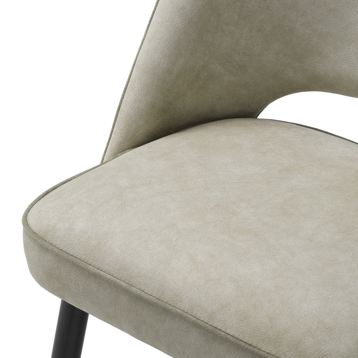 Cliff Set of 2 Dining Chairs - Mayer Silver