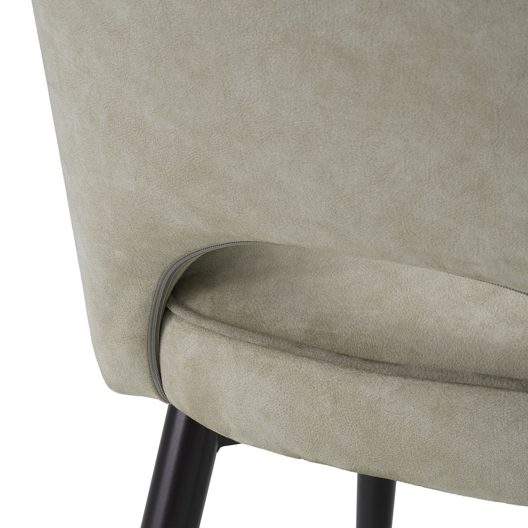 Cliff Set of 2 Dining Chairs - Mayer Silver