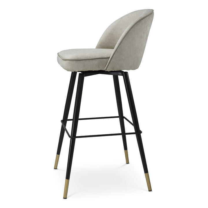 Cliff Set of 2 Bar Stools - Mayer Silver