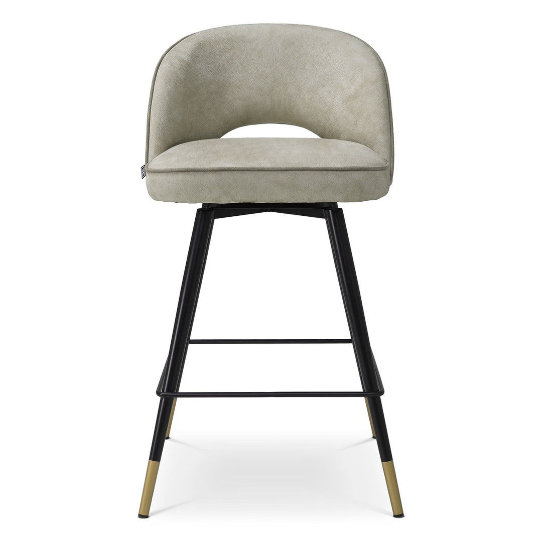 Cliff Set of 2 Counter Stools - Mayer Silver