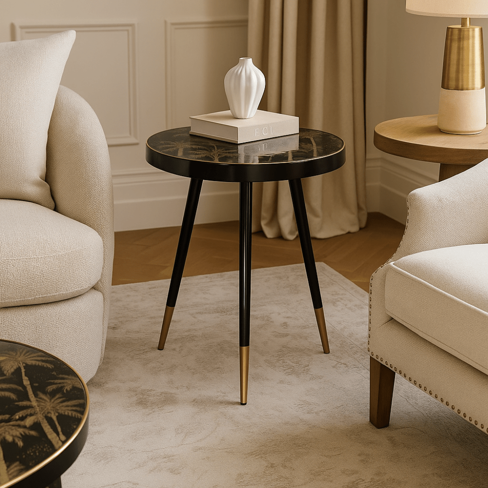 Palm Tree Side Table