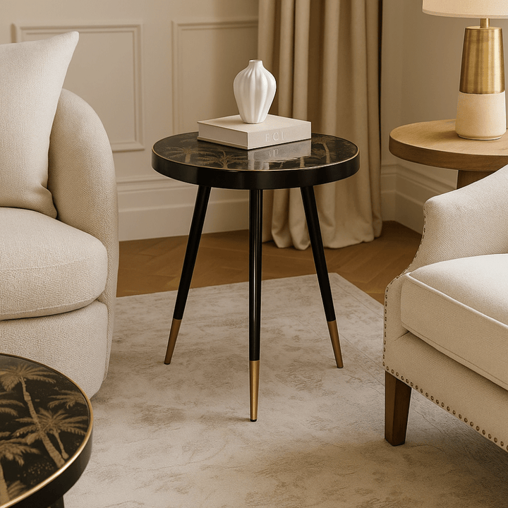 Palm Tree Side Table