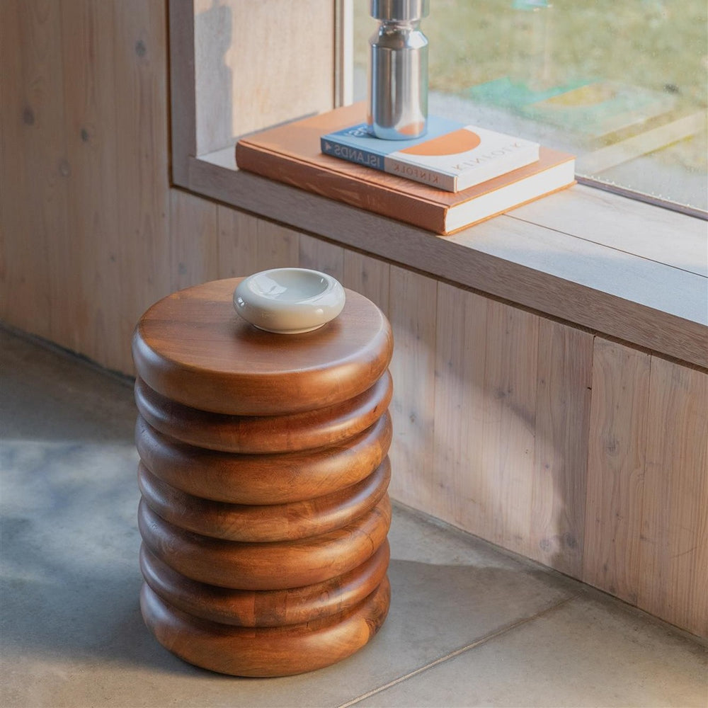 Disc Stool - Mango Wood Zuiver 2